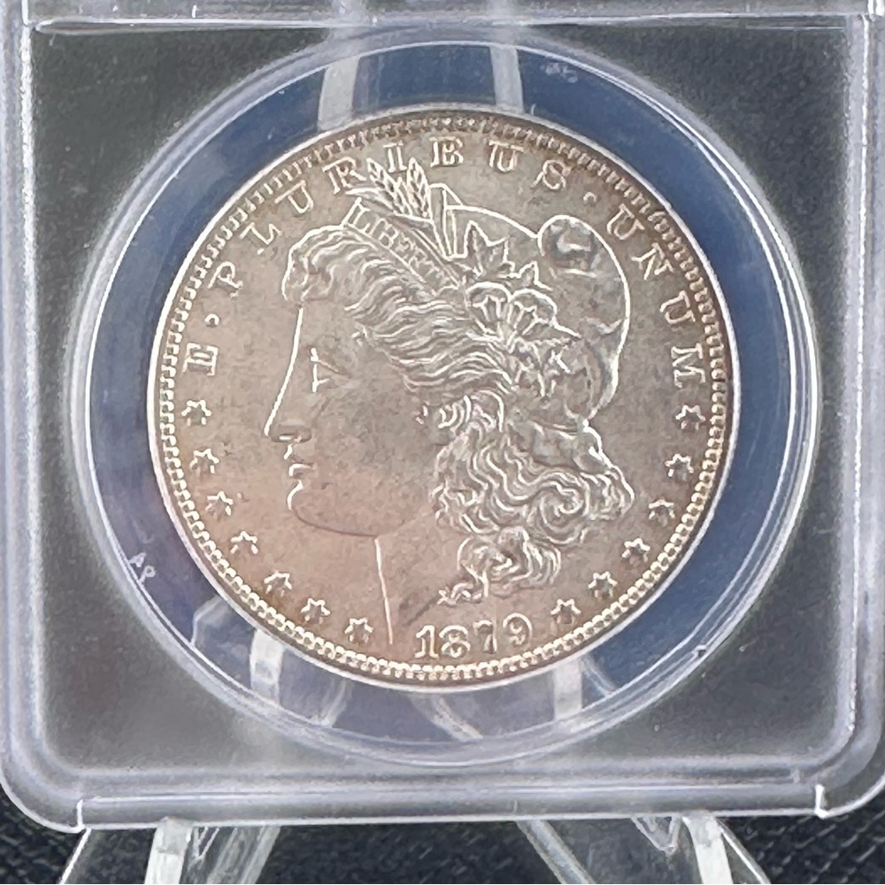 1879-O MS 61 Morgan $1 Silver Dollar in ANACS Protective Case